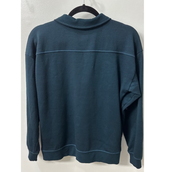 Woolx Chloe 1/4 Zip Pullover Wool Blend Top with Pockets Sz. Small - Picture 2 of 5